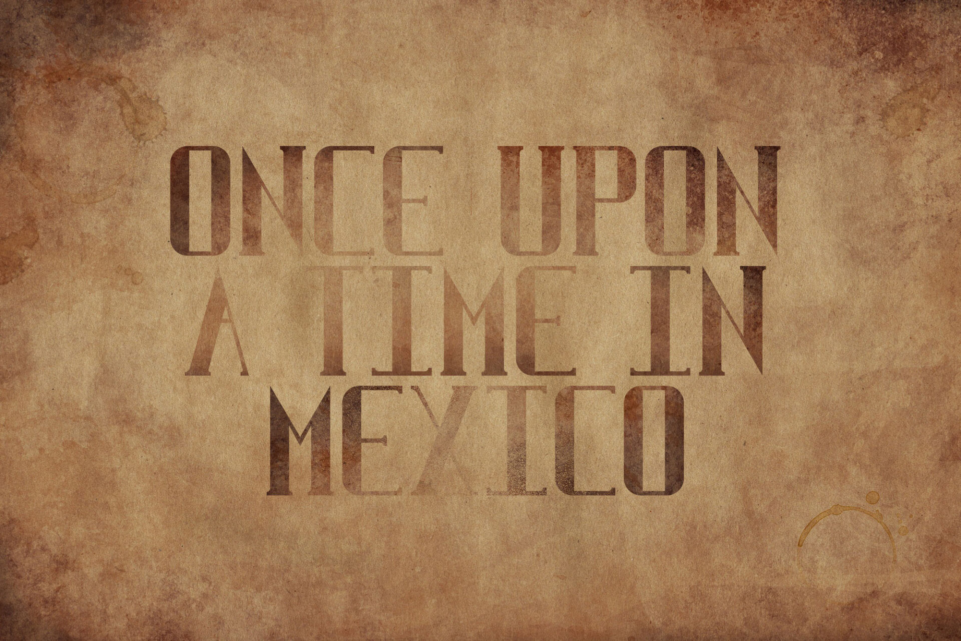 Showcasing 'Once Upon a Time in Mexico' text design in Vintage Freedom font, encapsulating vintage elegance and charm.