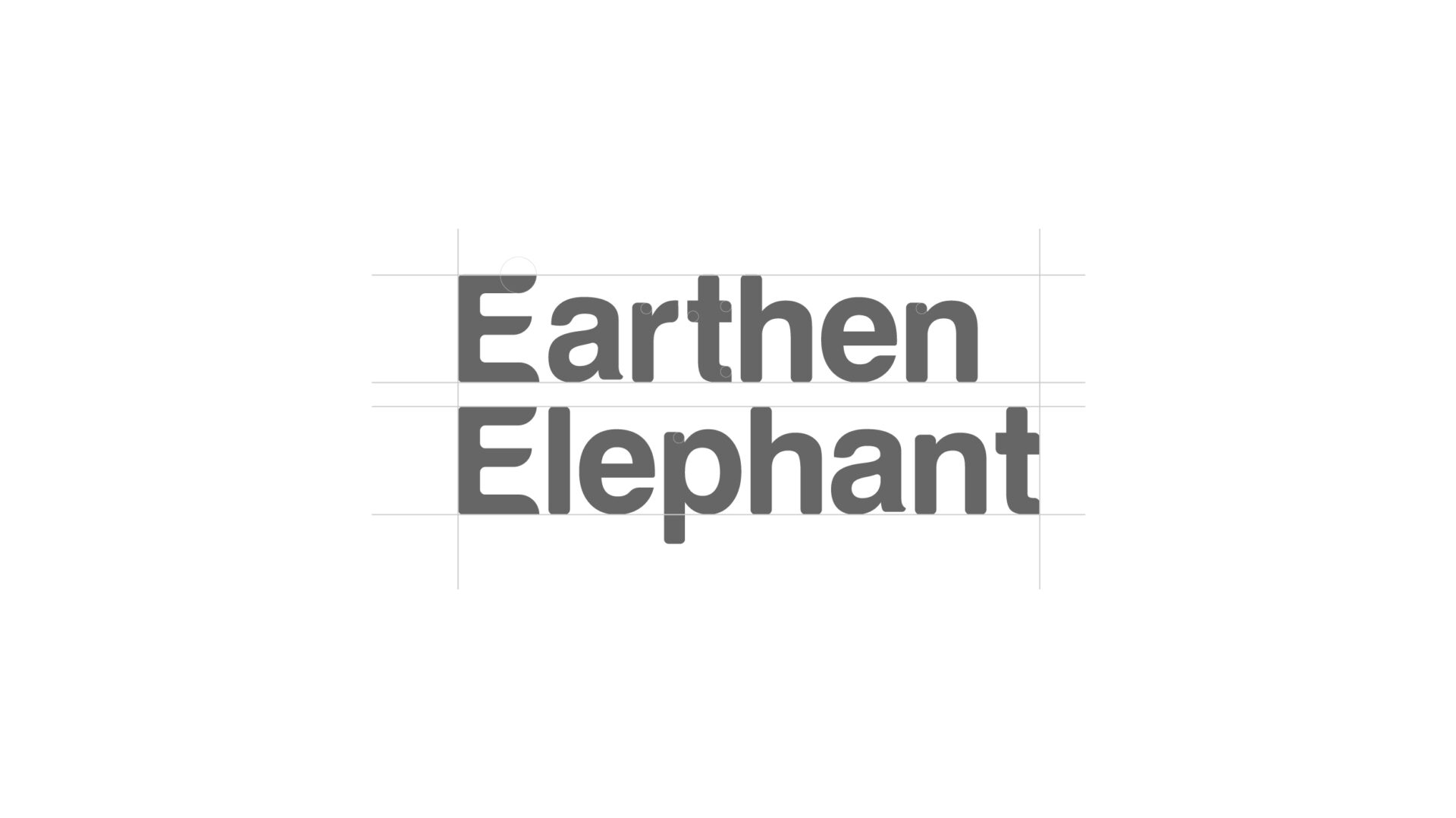 Earthen Elephant Toys and Crafts logo text in Swiss721 BT font, reformed for a friendly and rounded look.
